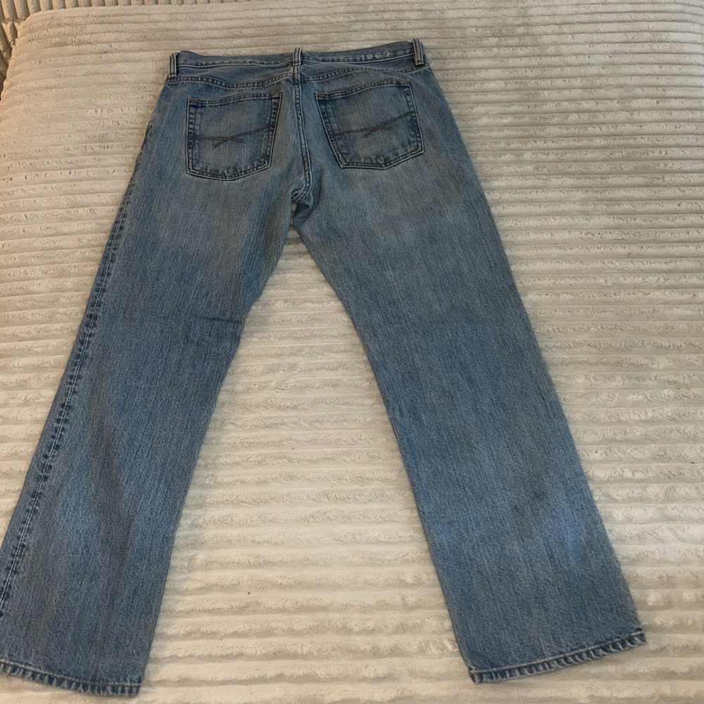 Gap 1969 Jeans Men's 31 Blue Straight Leg Medium Wash Denim31x30 - Picture 9 of 9